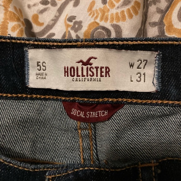 Holister SoCal Stretch Skinny Jeans with Holes - Picture 3 of 3